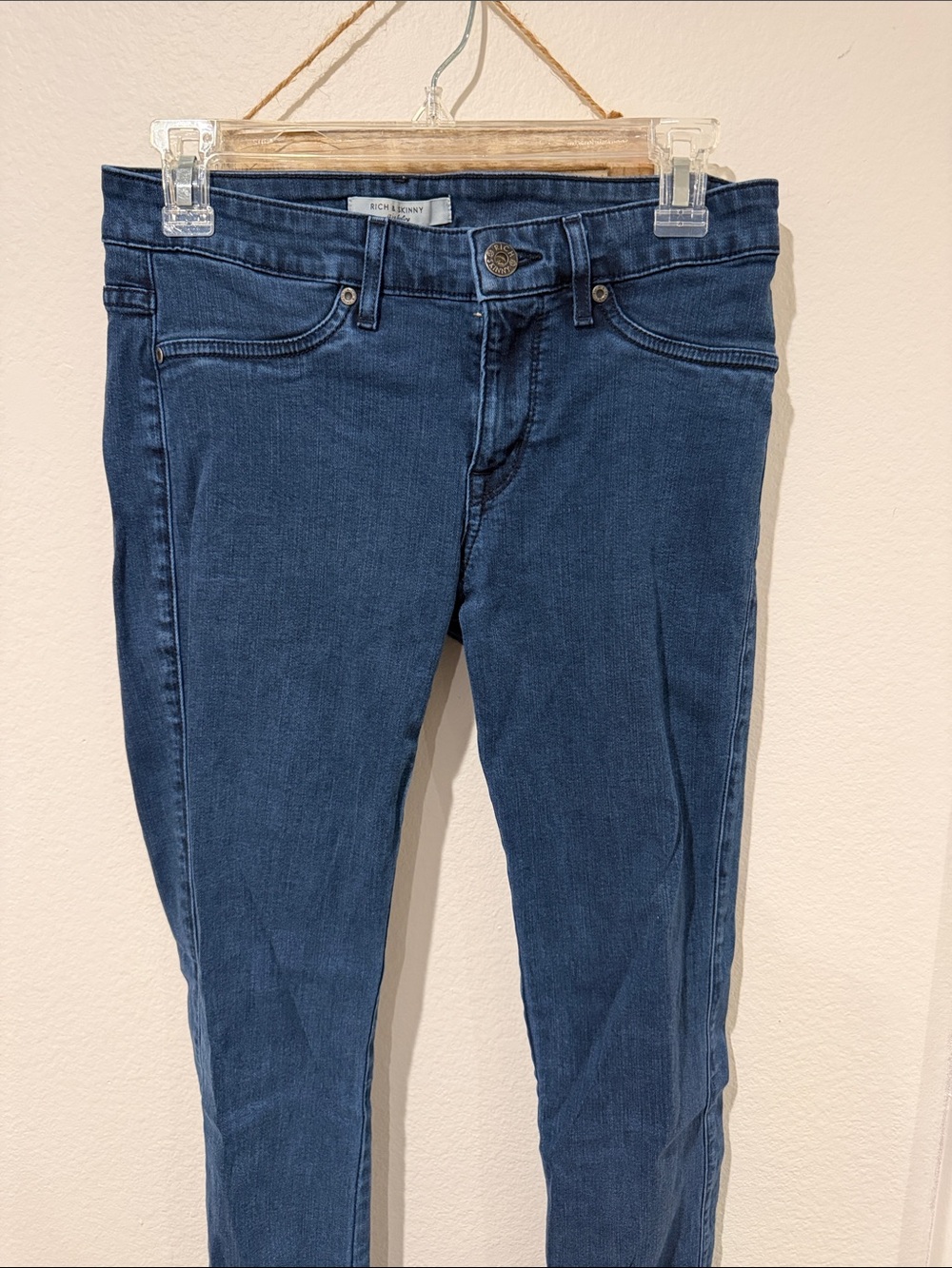 Rich & Skinny Navy Skinny Jeans